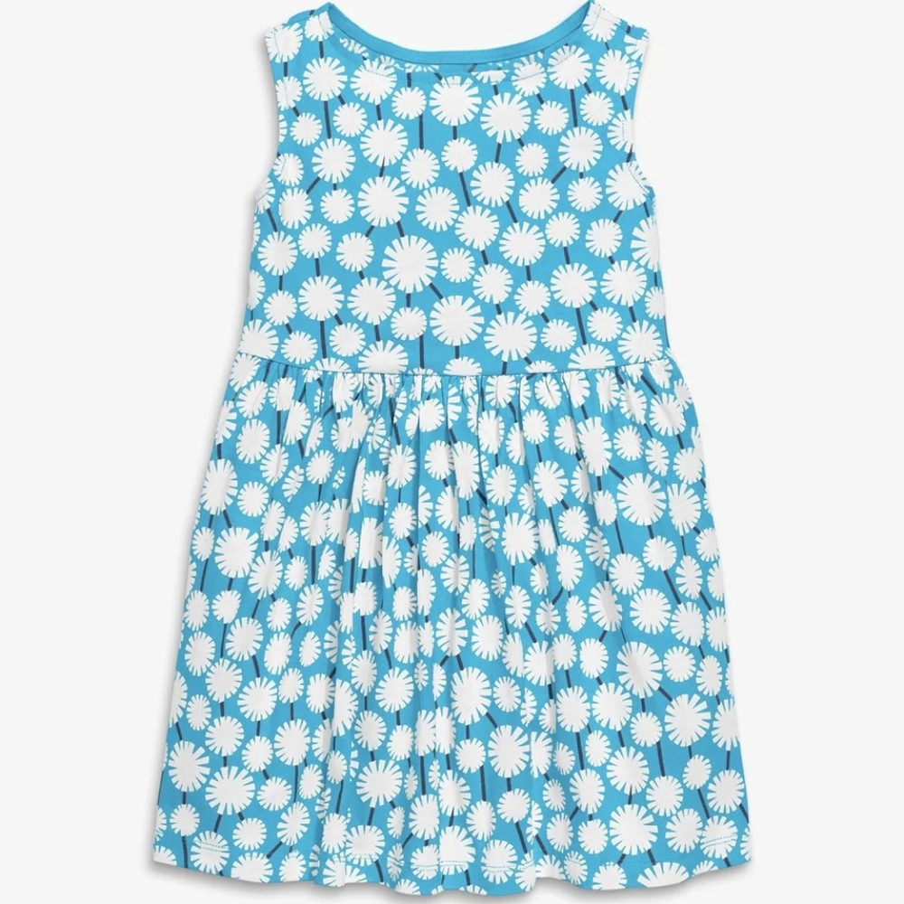 NWT Primary kids Recess Dress In Dandelion 6-7